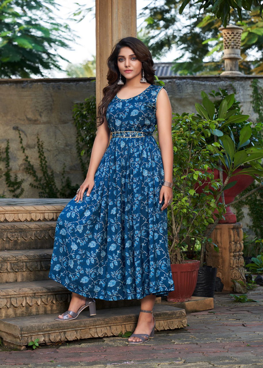 Psyna 1882 Size Set Fancy Stylish Wholesale Party Wear Kurtis